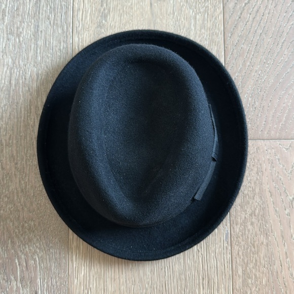 Forever 21 Black Wool Hat Fedora - Picture 5 of 7